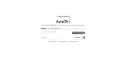 AgentSea - Tool for AI Assistants