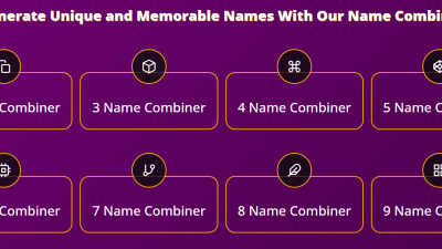 Name Combiner - Tool for Copywriting