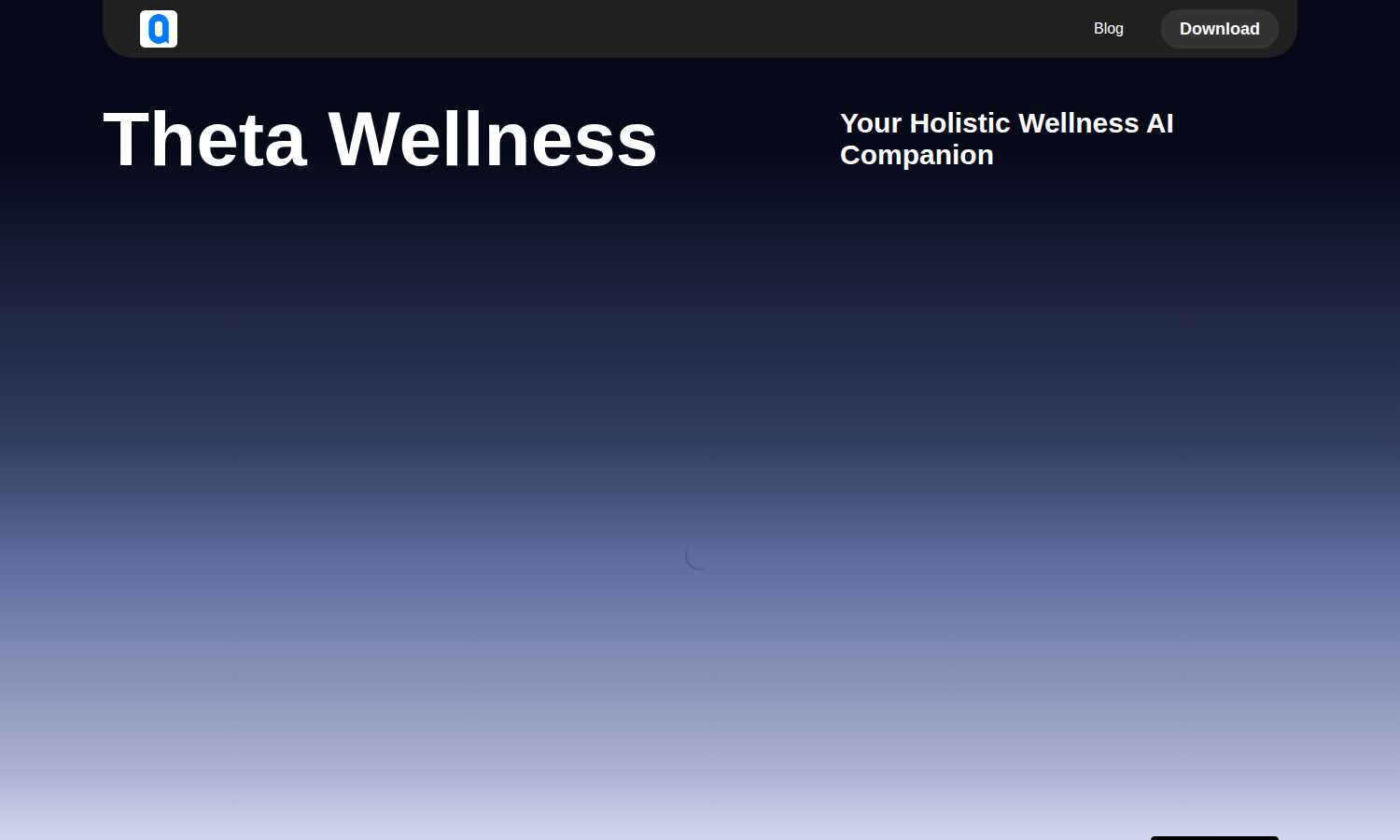 Theta Health - Your Holistic Wellness AI Companion application interface and features