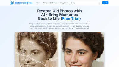 Restore Old Photos - Tool for Content Creation