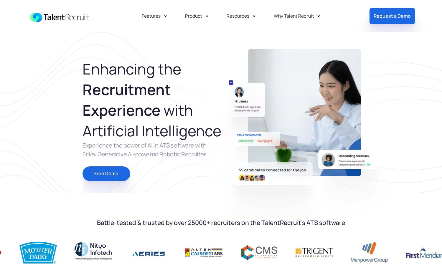 TalentRecruit Website