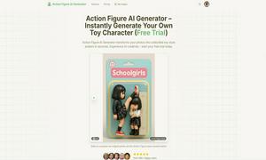 Action Figure AI Generator Website
