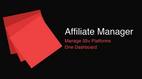 Affiliate Manager US - tool for productivity