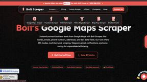Bolt Scraper - tool for Marketing