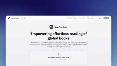 BookTranslator - Tool for Language & Translation
