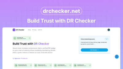 DR Checker - tool for productivity