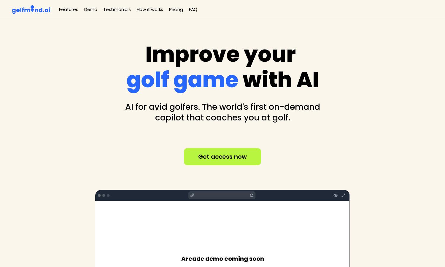 Golfmind Website