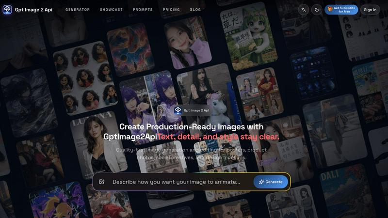 GPT Image 2 API application interface and features