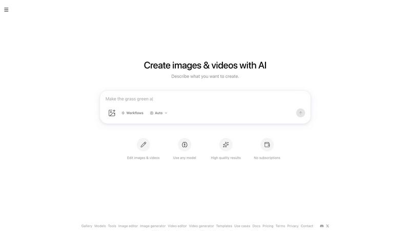 ImageGPT application interface and features