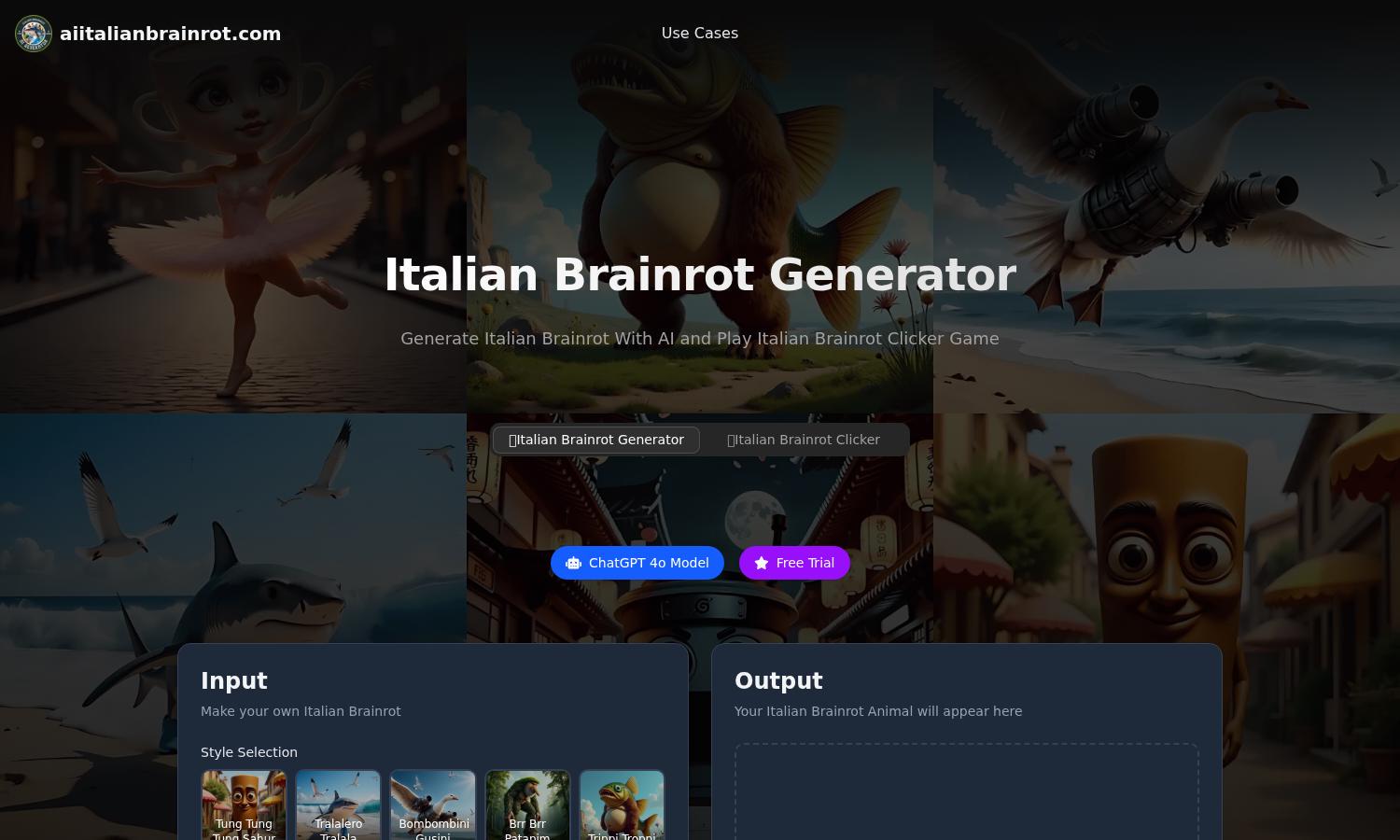 Italian Brainrot Website