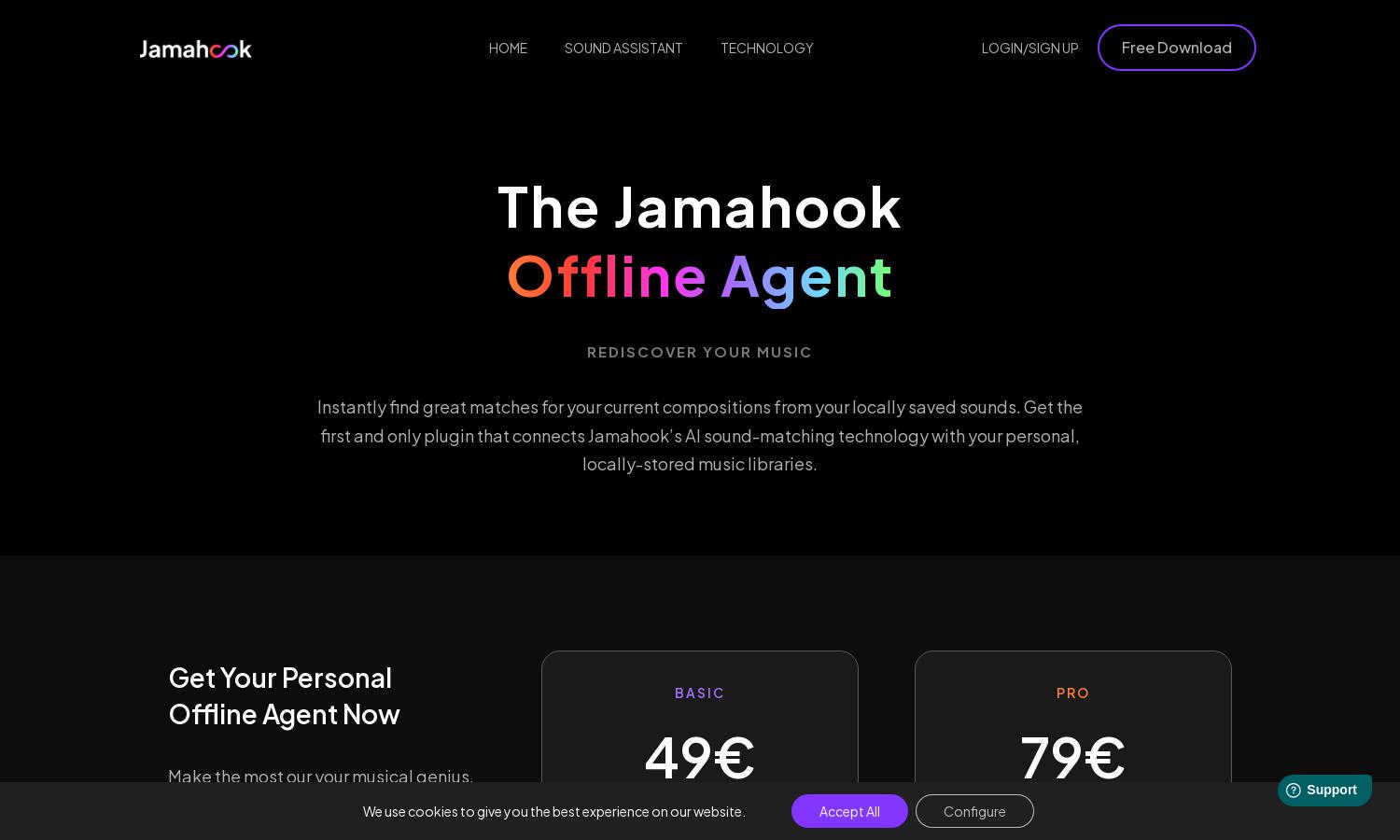 Jamahook Website