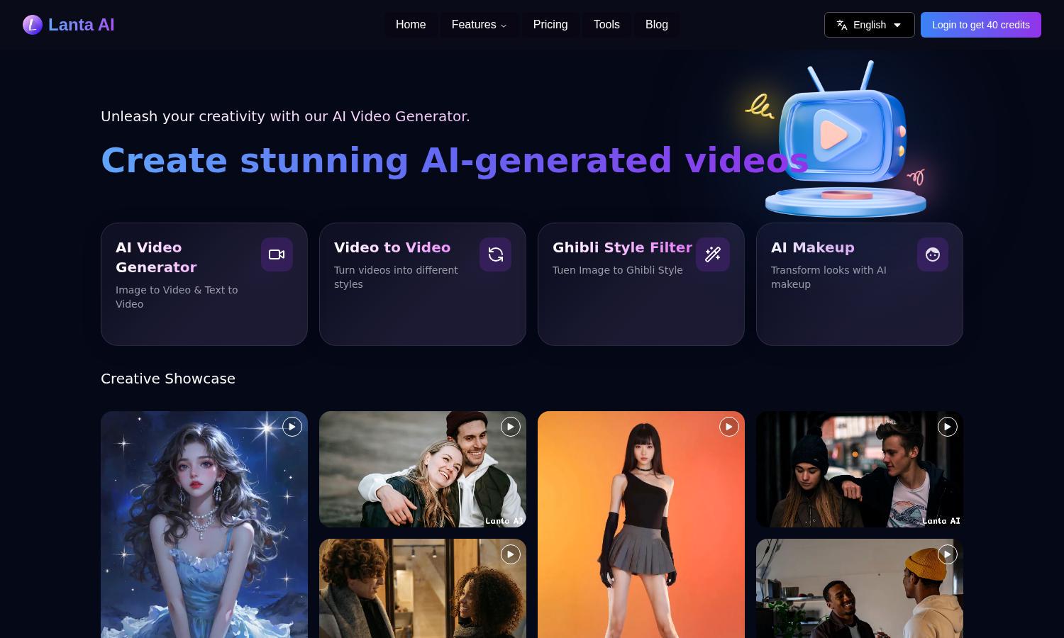 Lanta AI Website