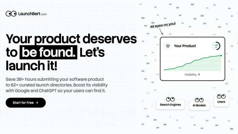 LaunchBert application interface and features