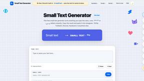 Mini Text Generator - tool for Design Tools