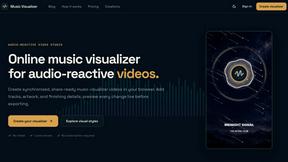 Music Visualizer - tool for Audio & Music
