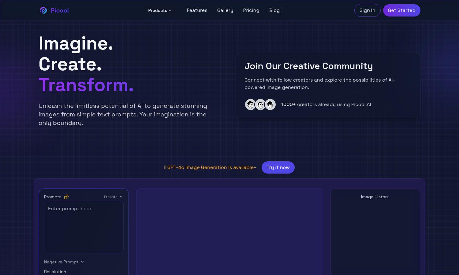 Picool.AI Website
