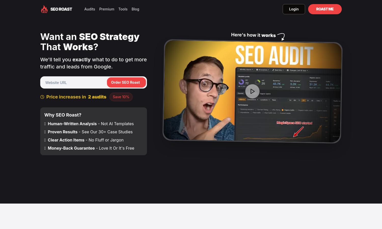 SEO Roast Website