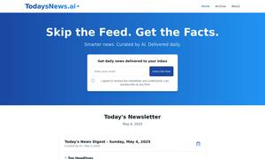 TodaysNews.ai Website